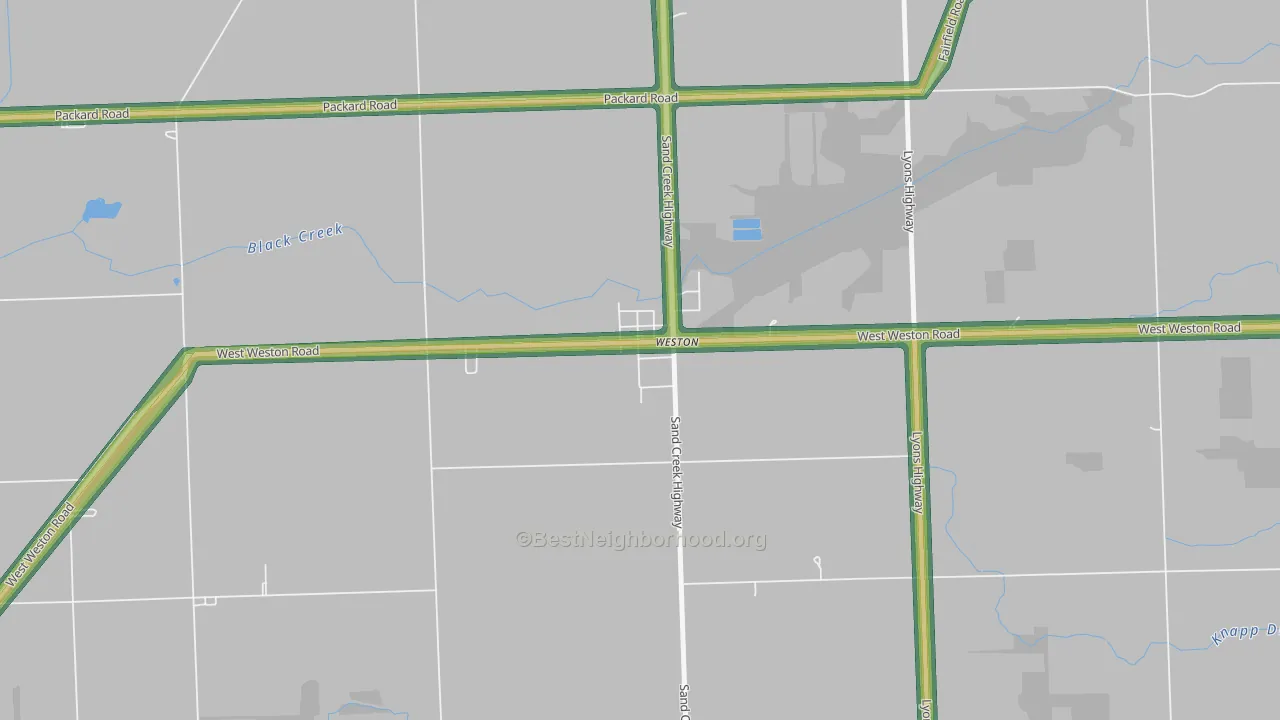 49289, MI Map of Noise Levels in 49289
