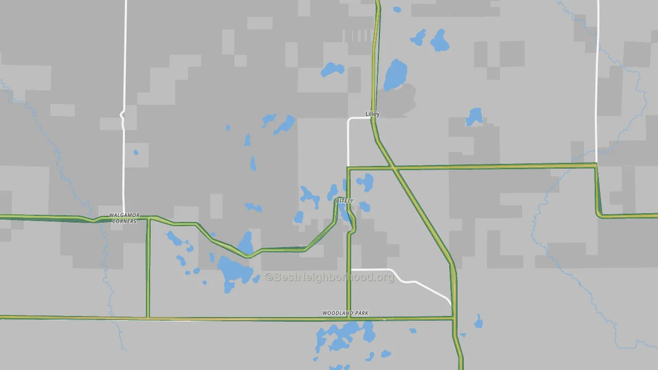 49309, MI Map of Noise Levels in 49309