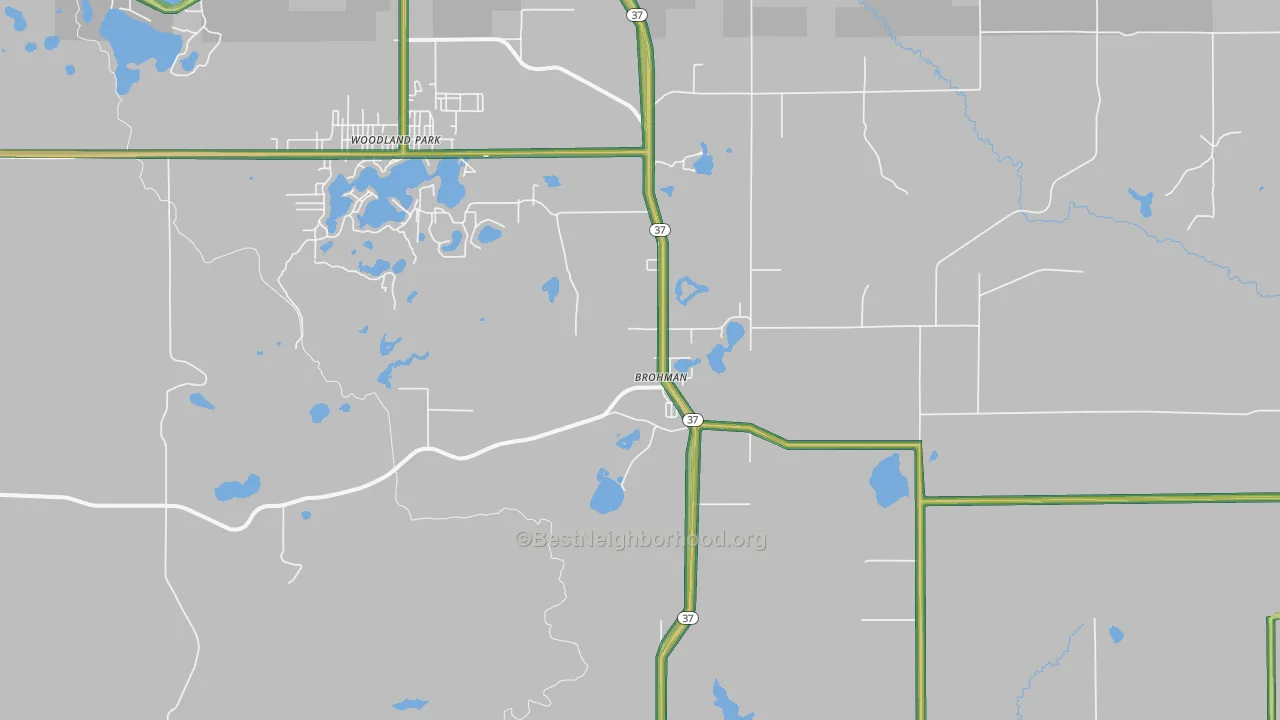 49312, MI Map of Noise Levels in 49312