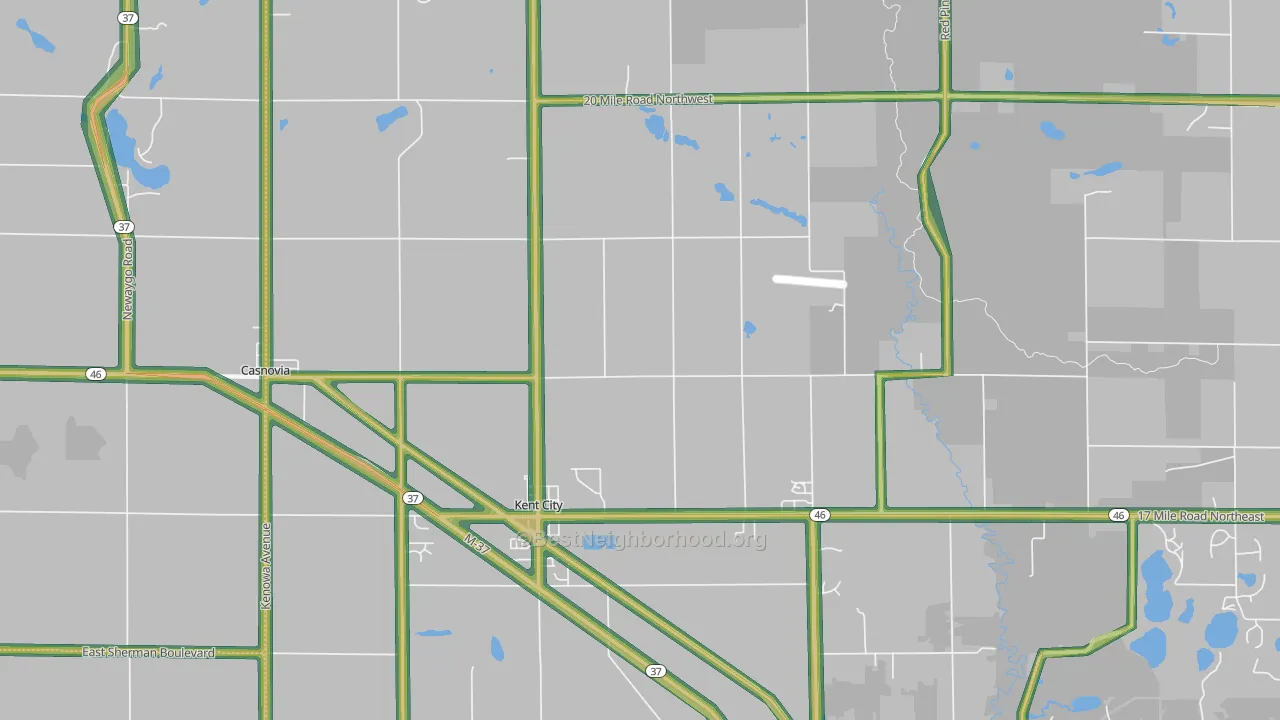 49330, MI Map of Noise Levels in 49330