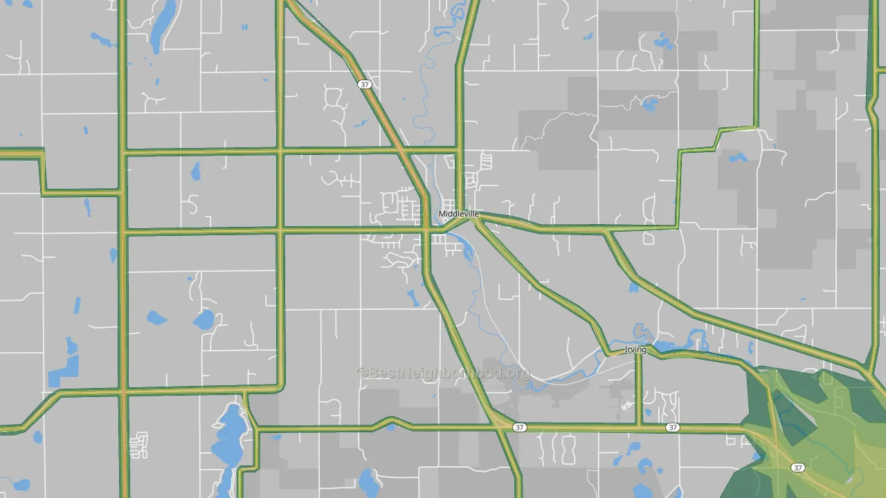 49333, MI Map of Noise Levels in 49333