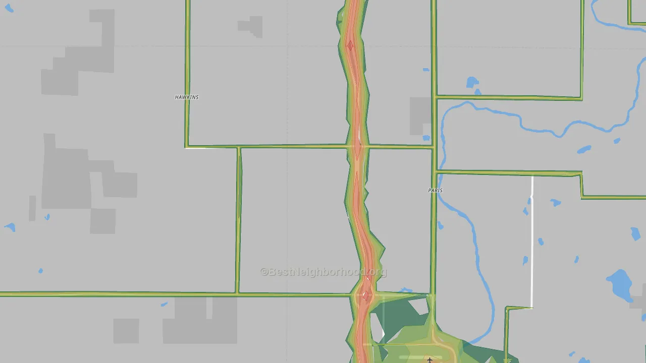 49338, MI Map of Noise Levels in 49338