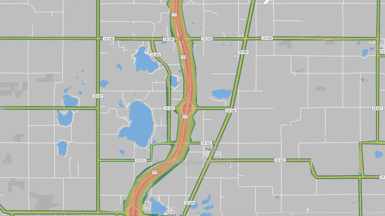 49339, MI Map of Noise Levels in 49339