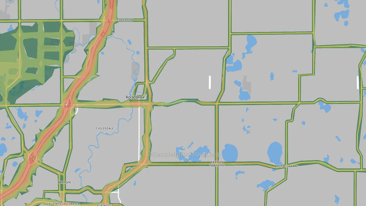 49341, MI Map of Noise Levels in 49341