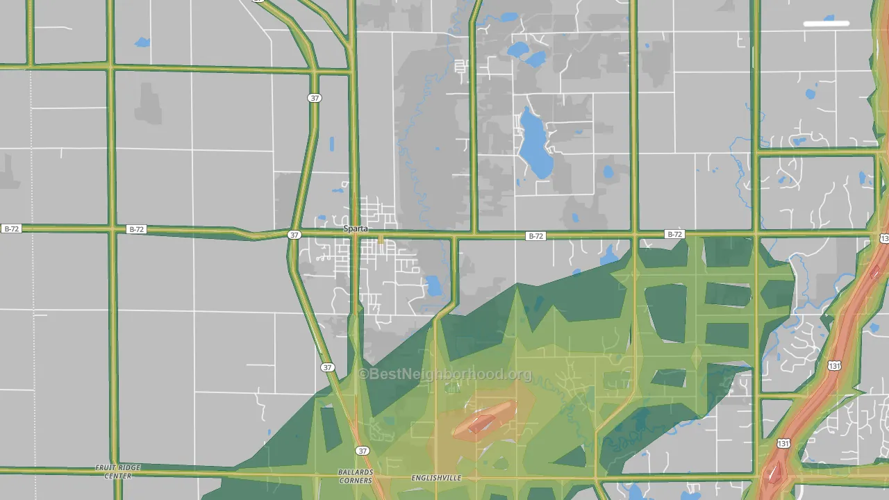 49345, MI Map of Noise Levels in 49345