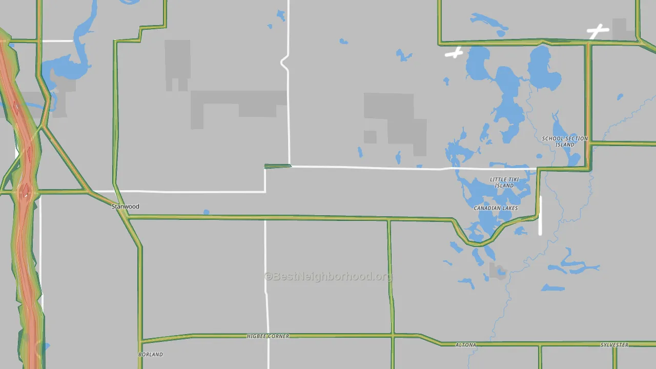 49346, MI Map of Noise Levels in 49346