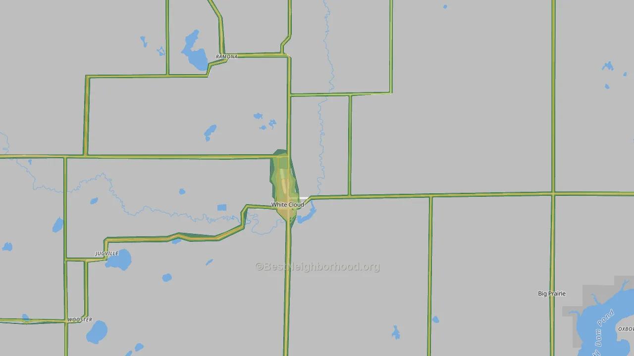 49349, MI Map of Noise Levels in 49349