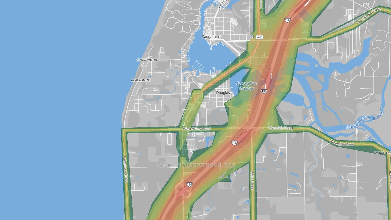 49406, MI Map of Noise Levels in 49406