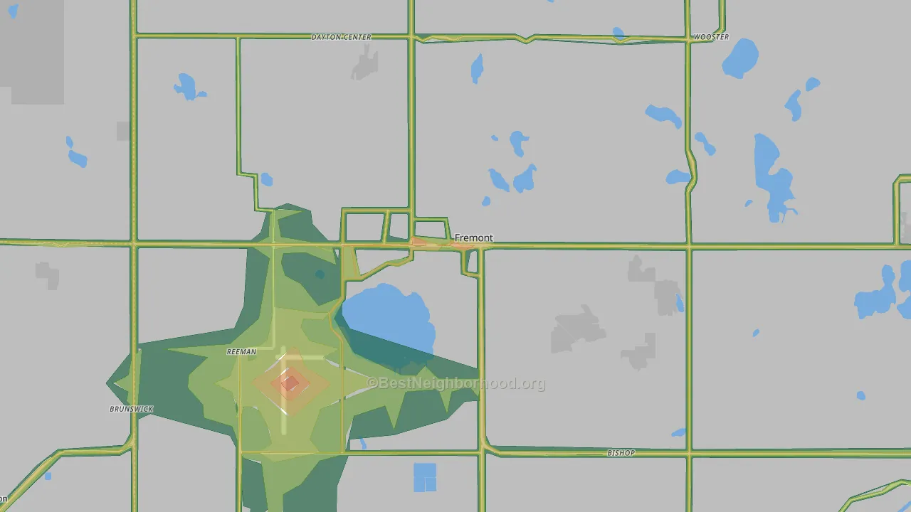 49412, MI Map of Noise Levels in 49412