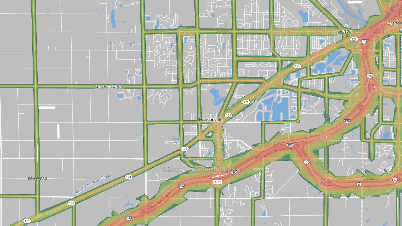 49426, MI Map of Noise Levels in 49426