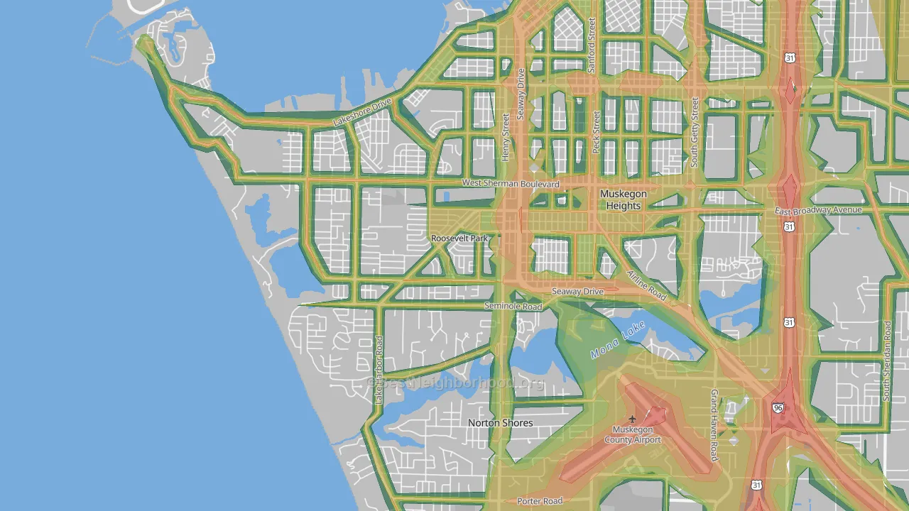 49441, MI Map of Noise Levels in 49441
