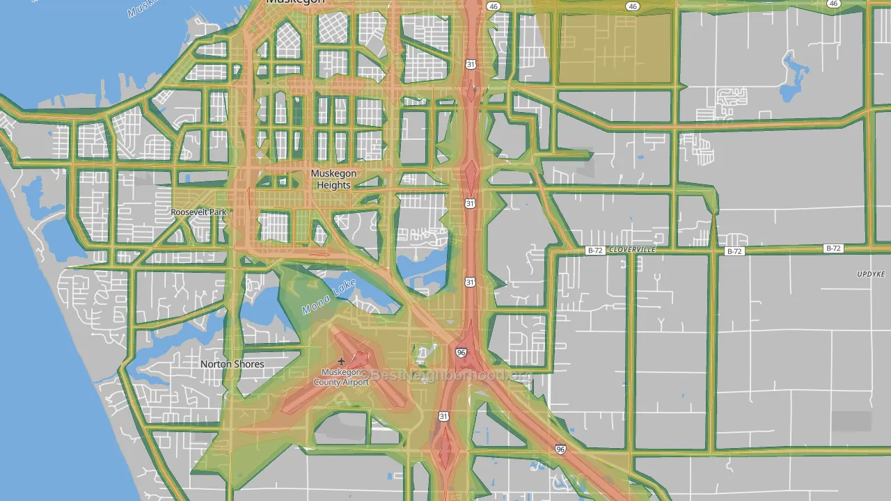 49444, MI Map of Noise Levels in 49444