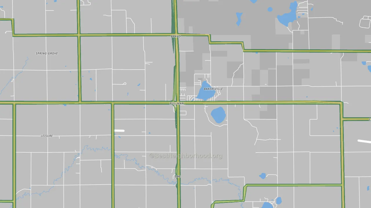 49450, MI Map of Noise Levels in 49450