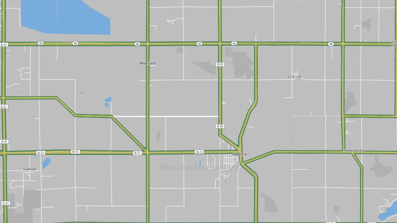 49451, MI Map of Noise Levels in 49451