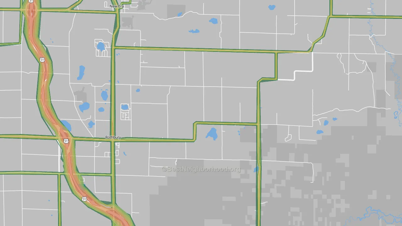 49452, MI Map of Noise Levels in 49452