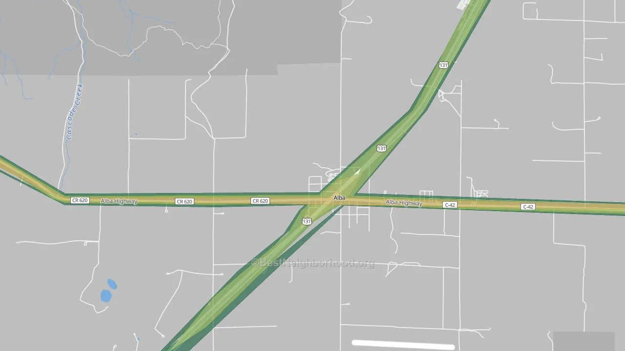 49611, MI Map of Noise Levels in 49611
