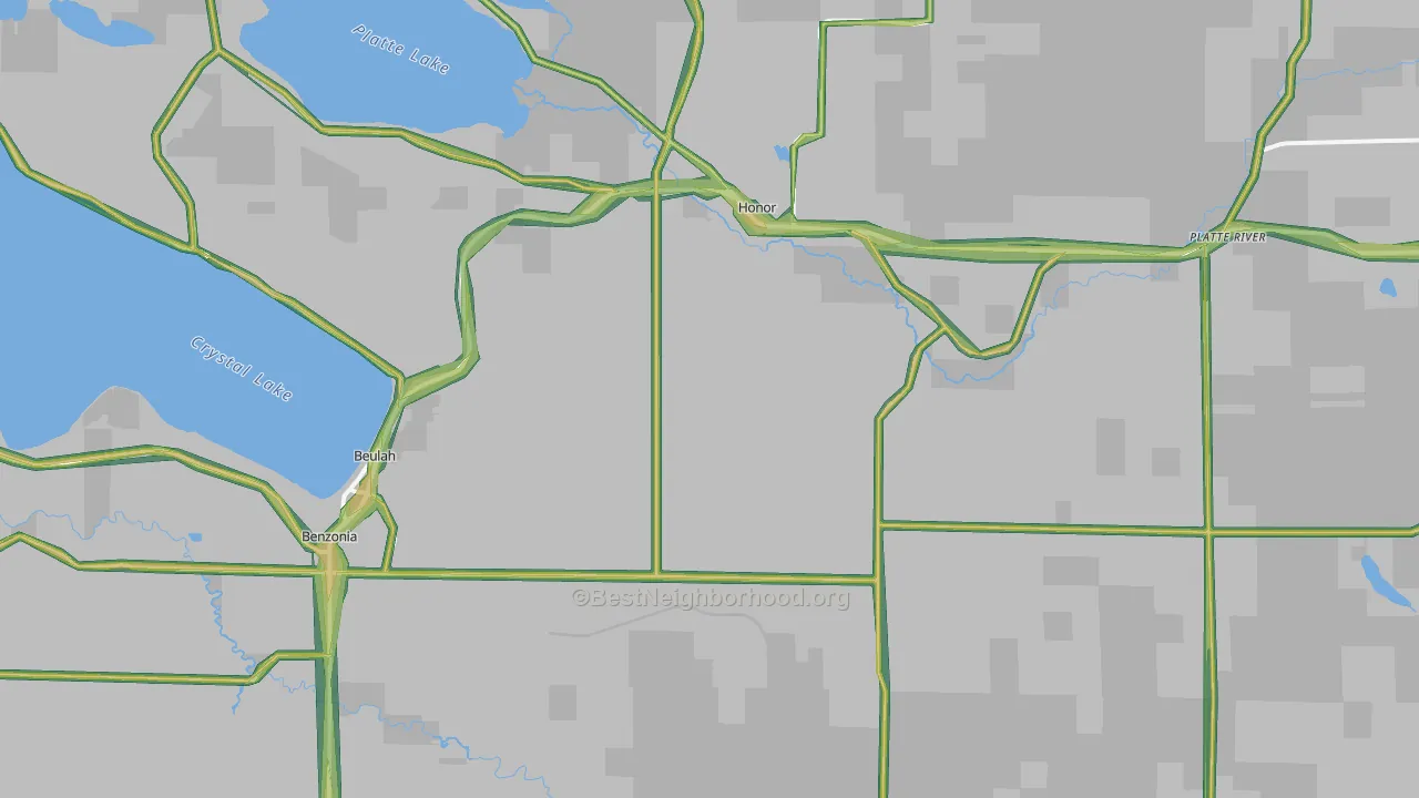 49617, MI Map of Noise Levels in 49617