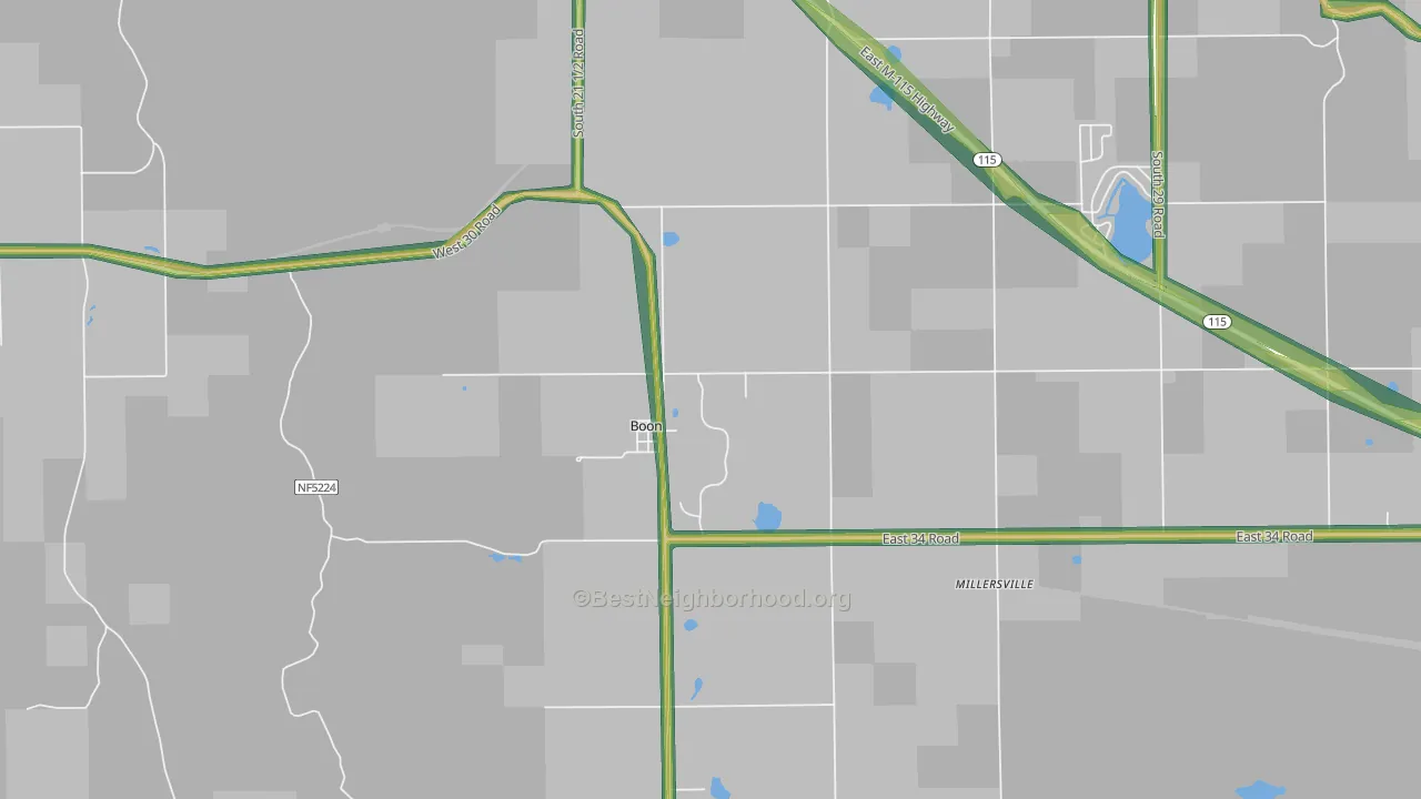 49618, MI Map of Noise Levels in 49618