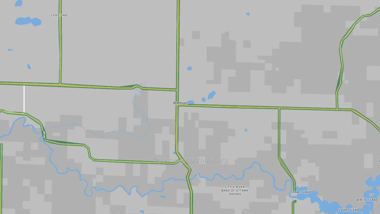 49619, MI Map of Noise Levels in 49619