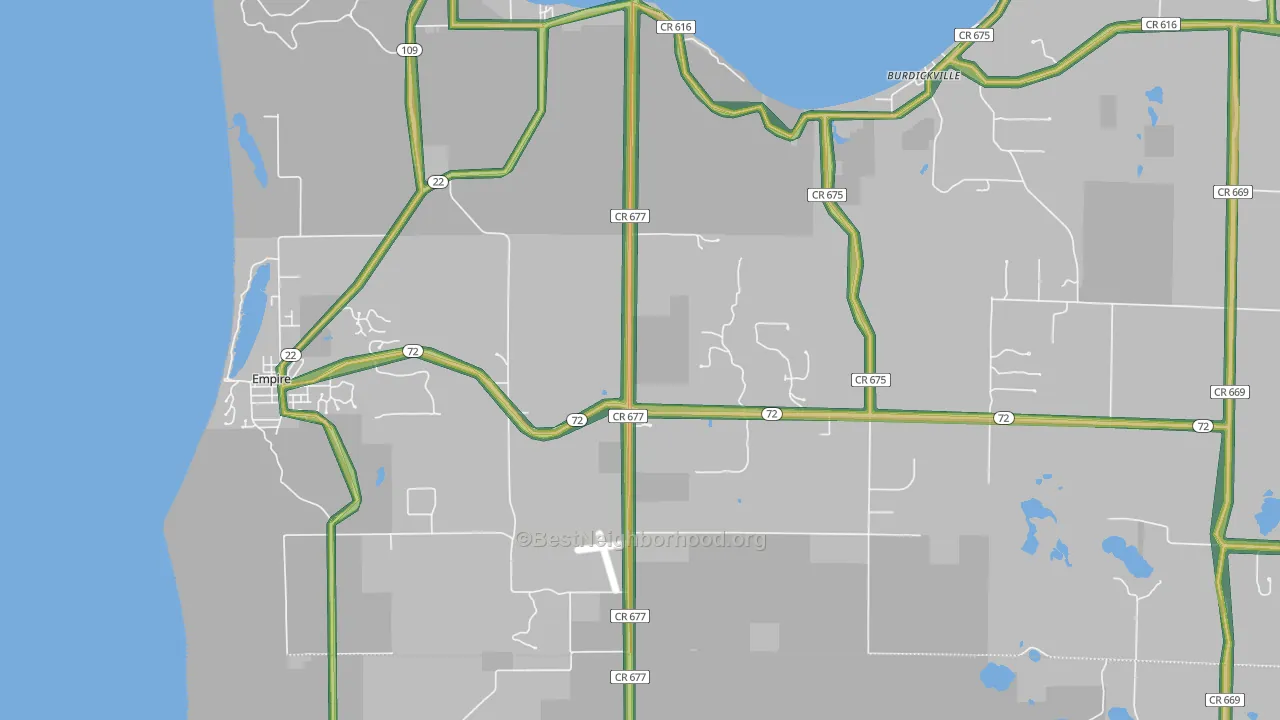 49630, MI Map of Noise Levels in 49630
