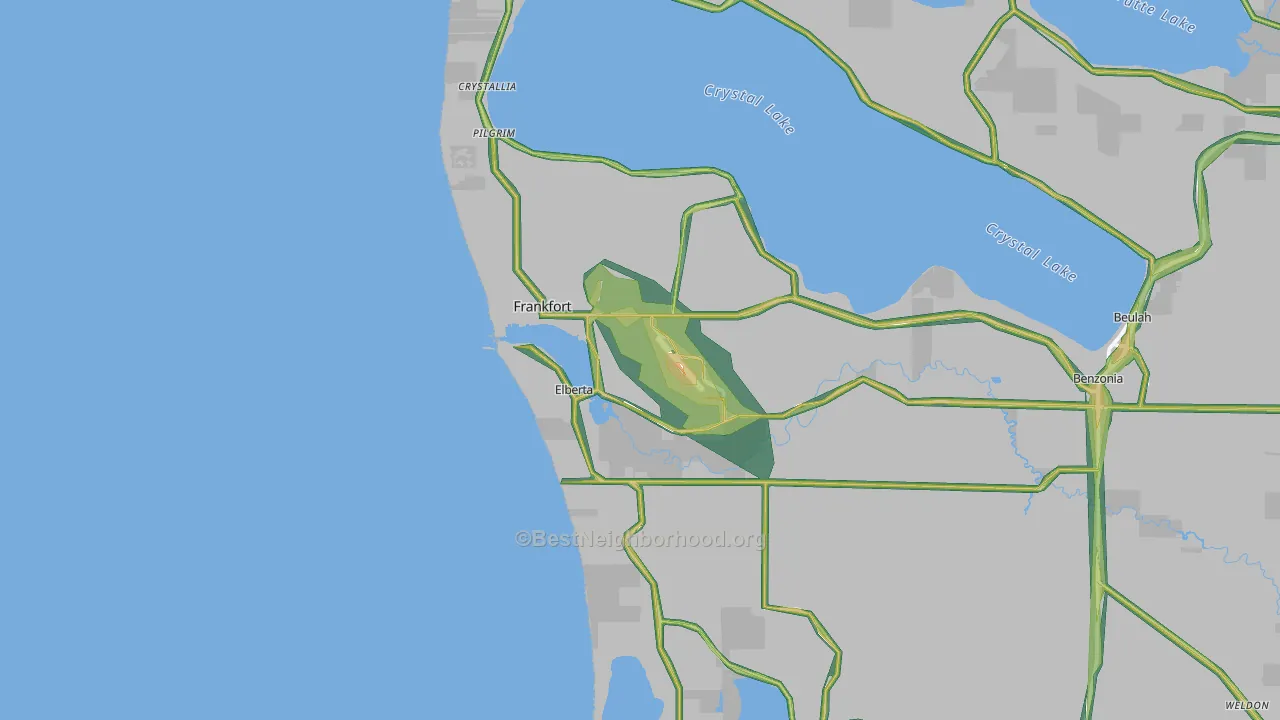 49635, MI Map of Noise Levels in 49635