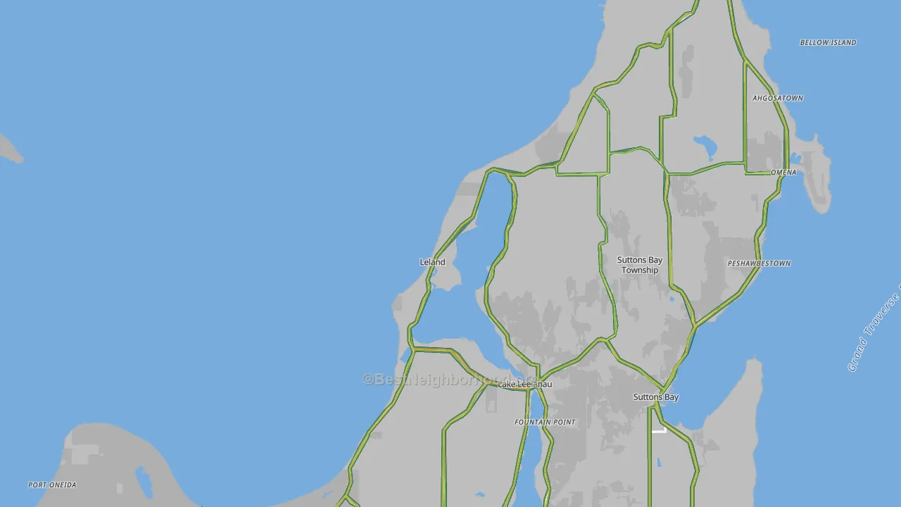 49654, MI Map of Noise Levels in 49654