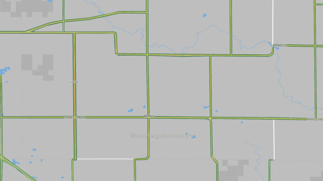 49657, MI Map of Noise Levels in 49657
