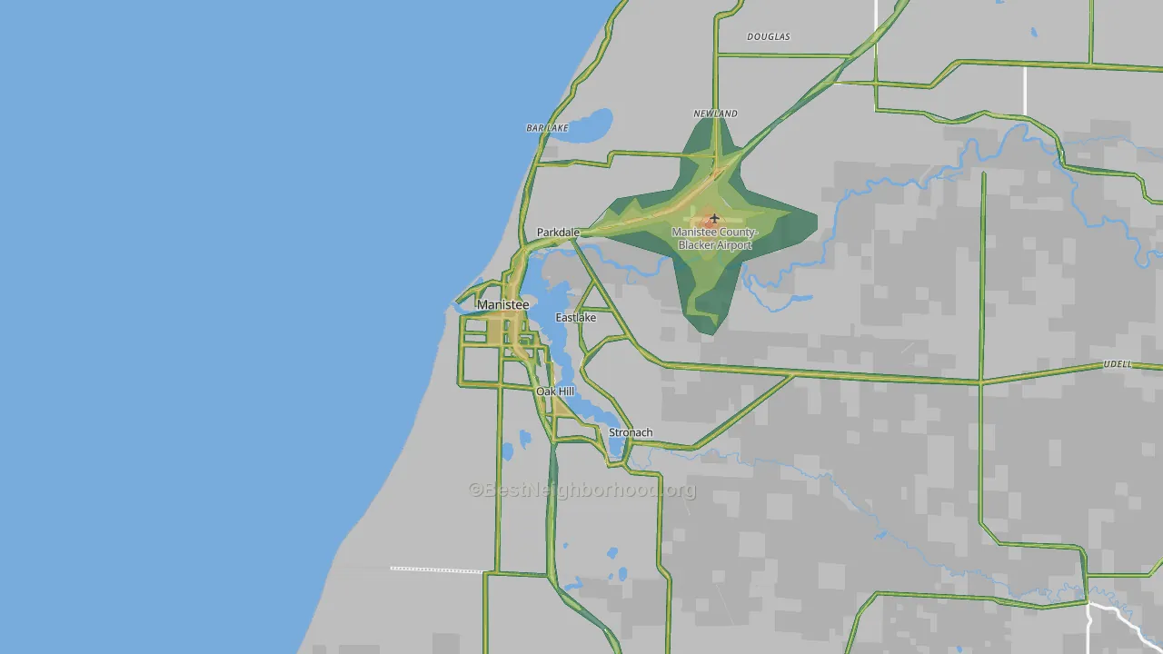 49660, MI Map of Noise Levels in 49660