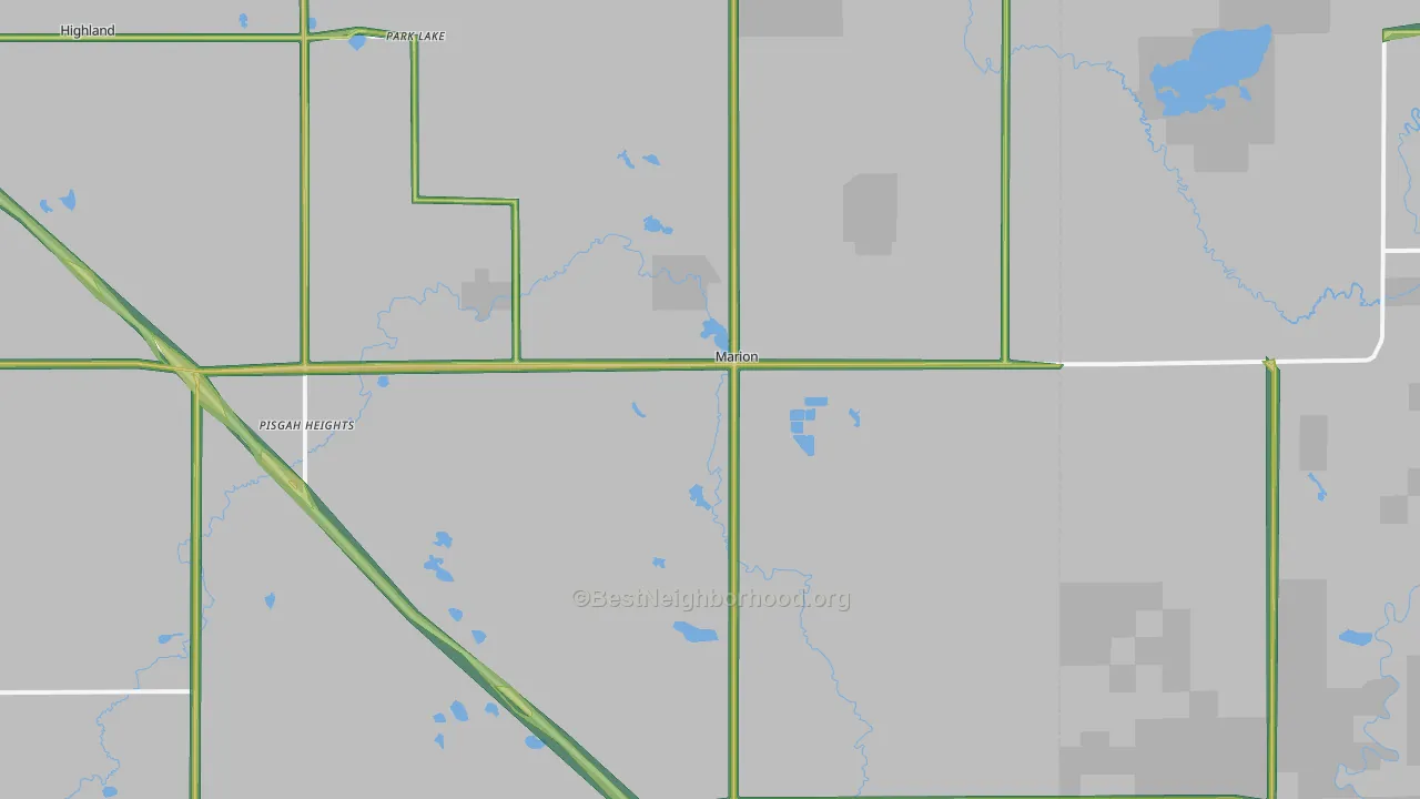 49665, MI Map of Noise Levels in 49665