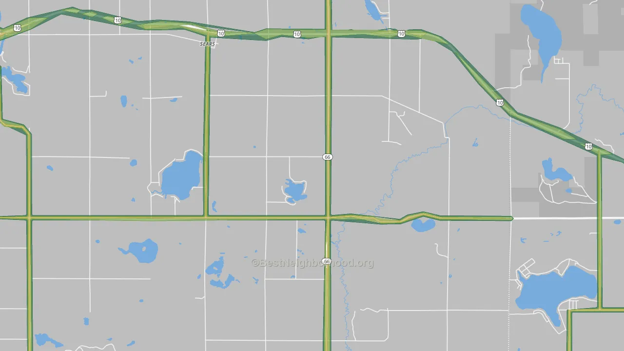 49679, MI Map of Noise Levels in 49679