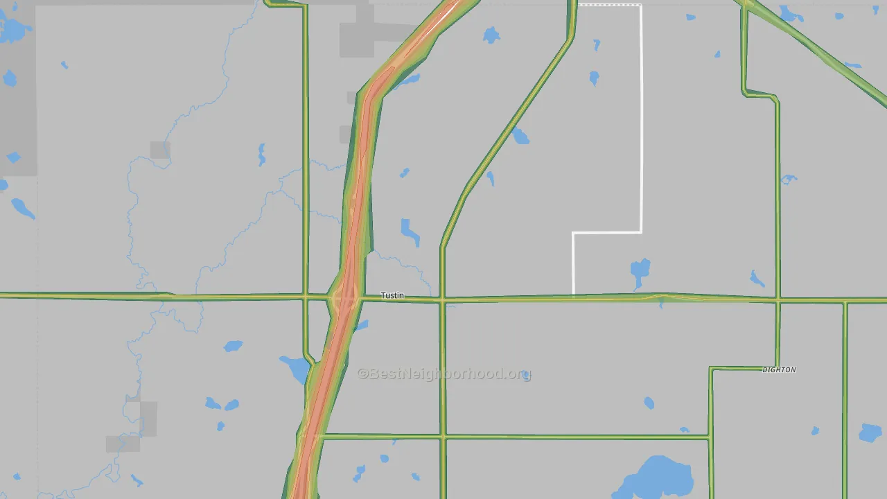 49688, MI Map of Noise Levels in 49688