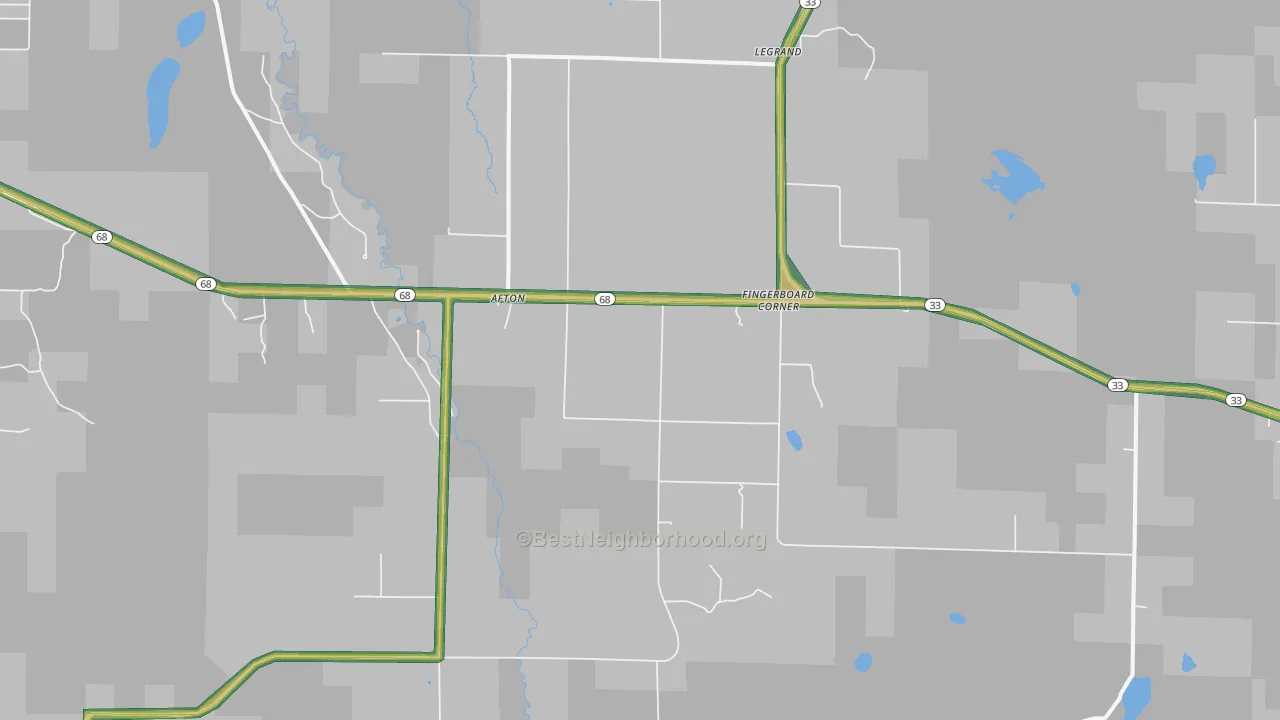 49705, MI Map of Noise Levels in 49705