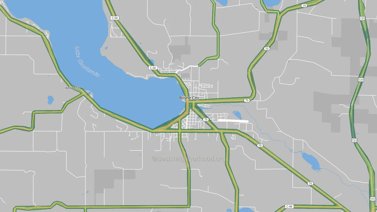 49712, MI Map of Noise Levels in 49712