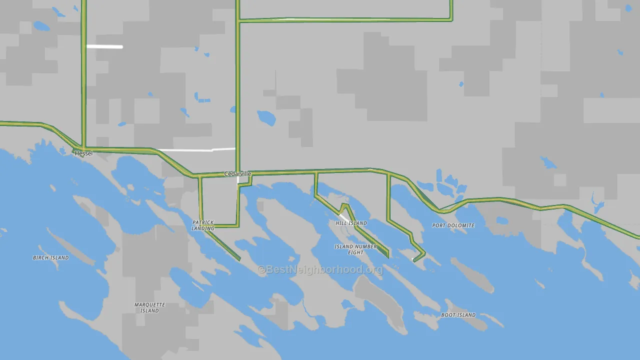 49719, MI Map of Noise Levels in 49719