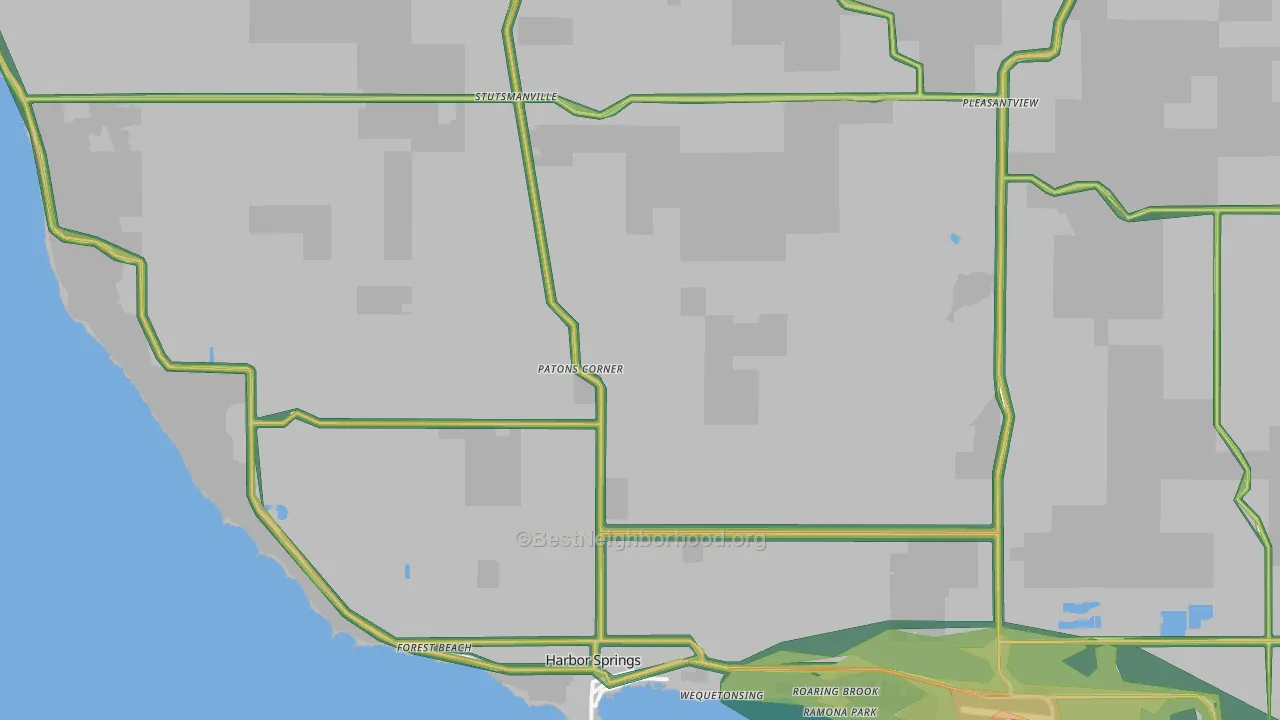 49740, MI Map of Noise Levels in 49740