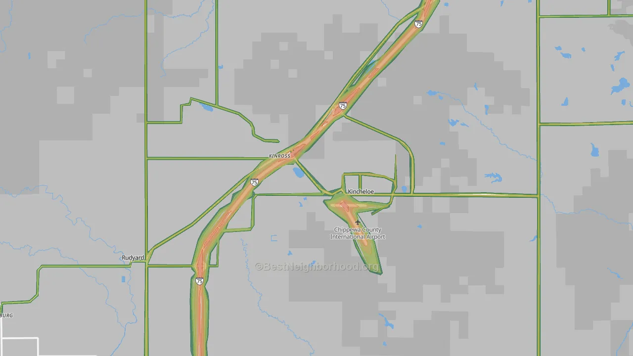 49752, MI Map of Noise Levels in 49752