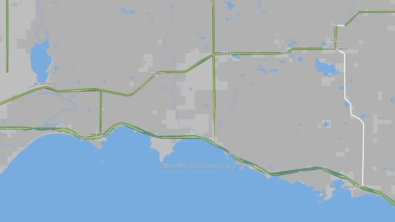 49762, MI Map of Noise Levels in 49762