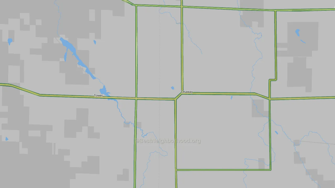 49765, MI Map of Noise Levels in 49765