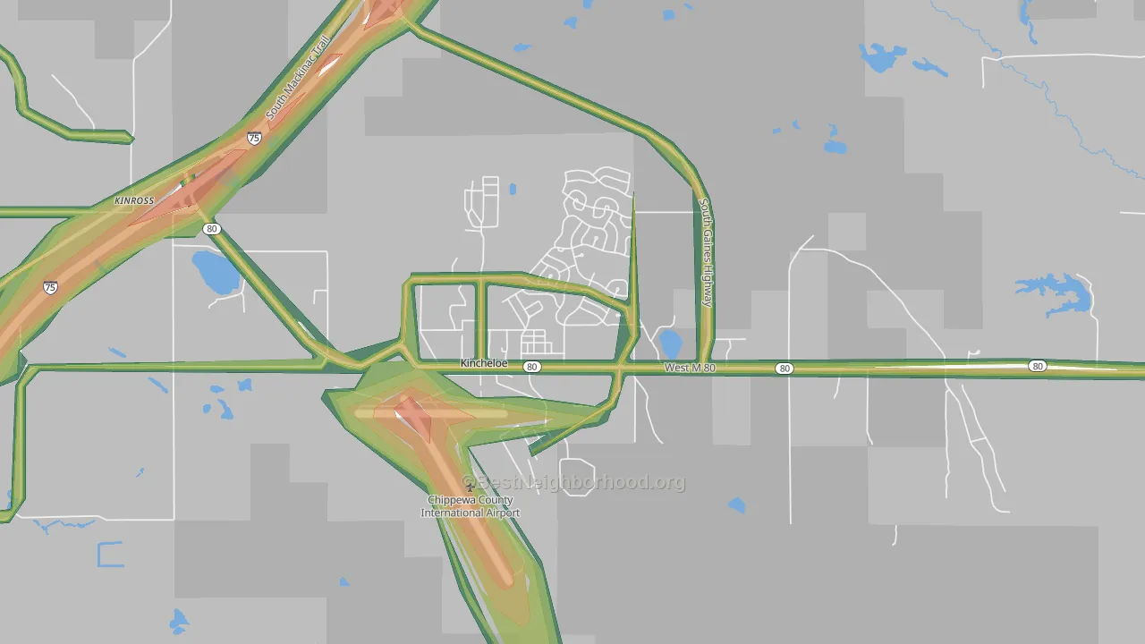 49788, MI Map of Noise Levels in 49788