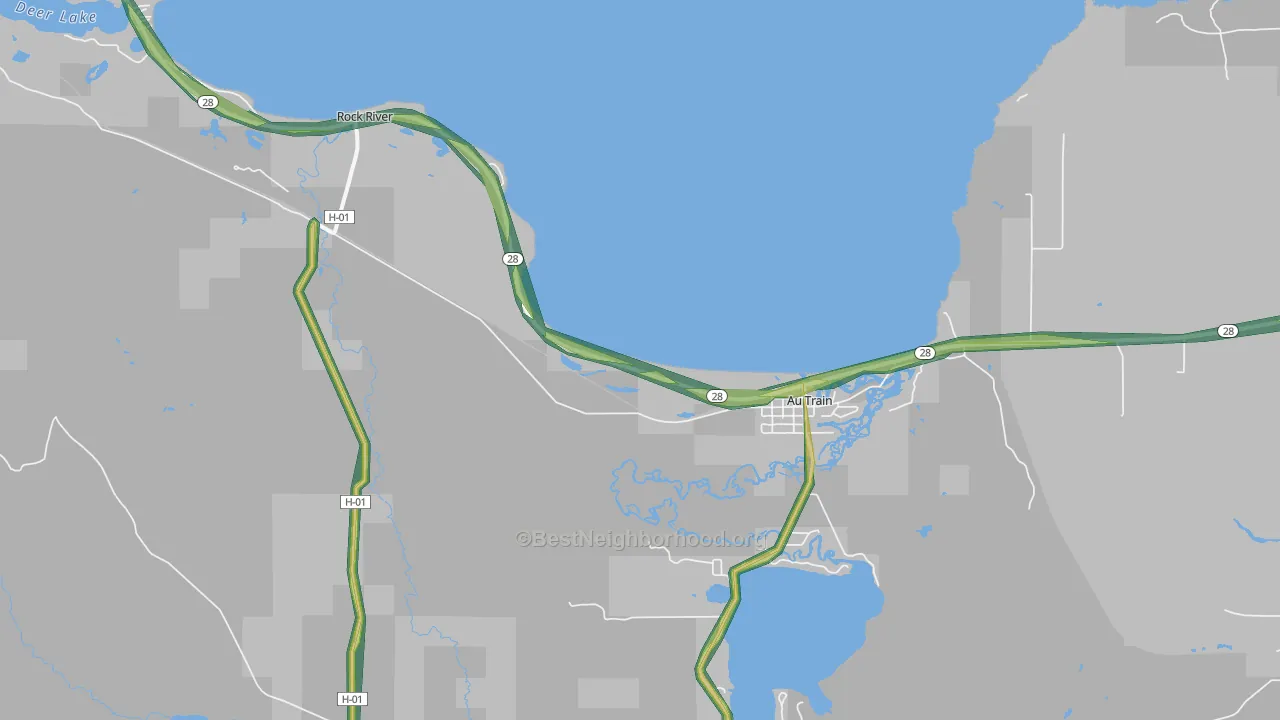 49806, MI Map of Noise Levels in 49806