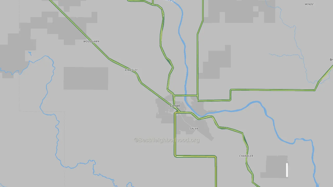 49818, MI Map of Noise Levels in 49818