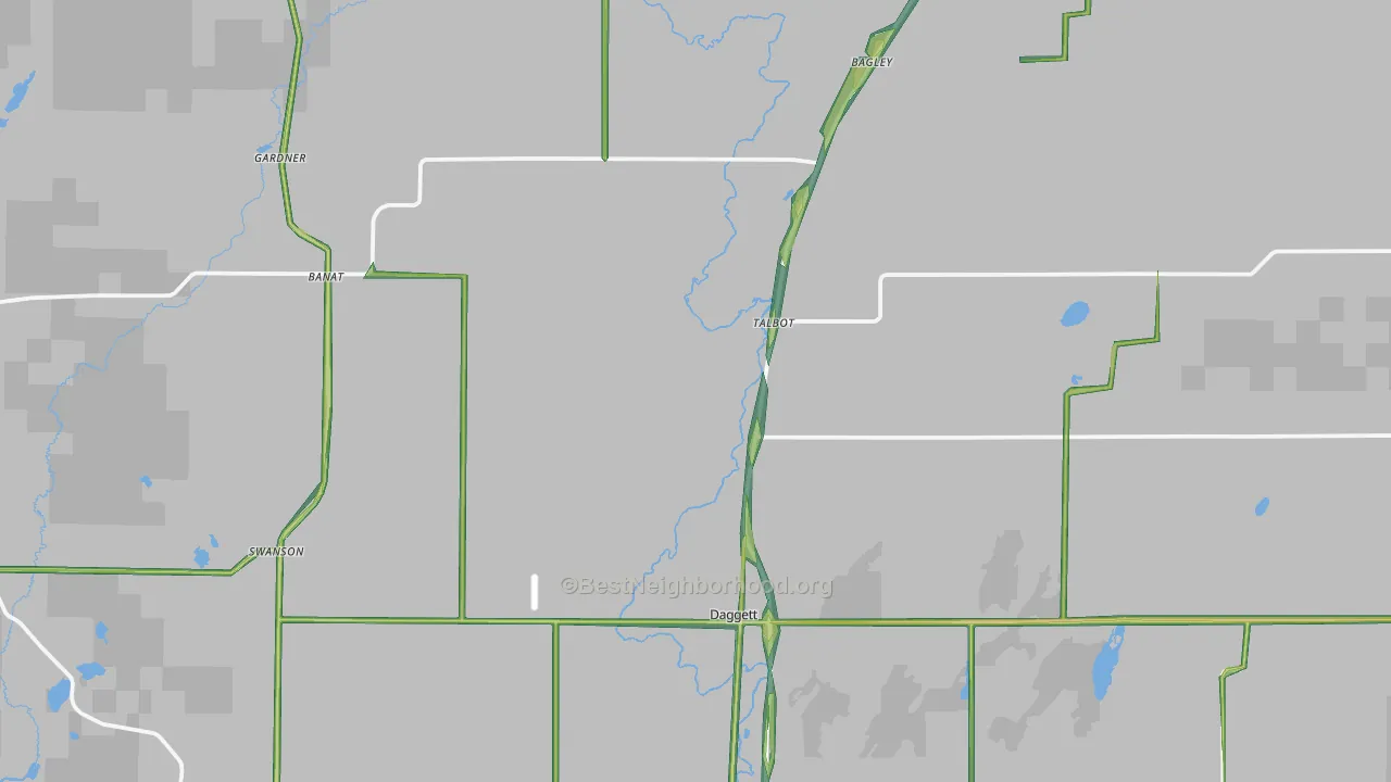 49821, MI Map of Noise Levels in 49821