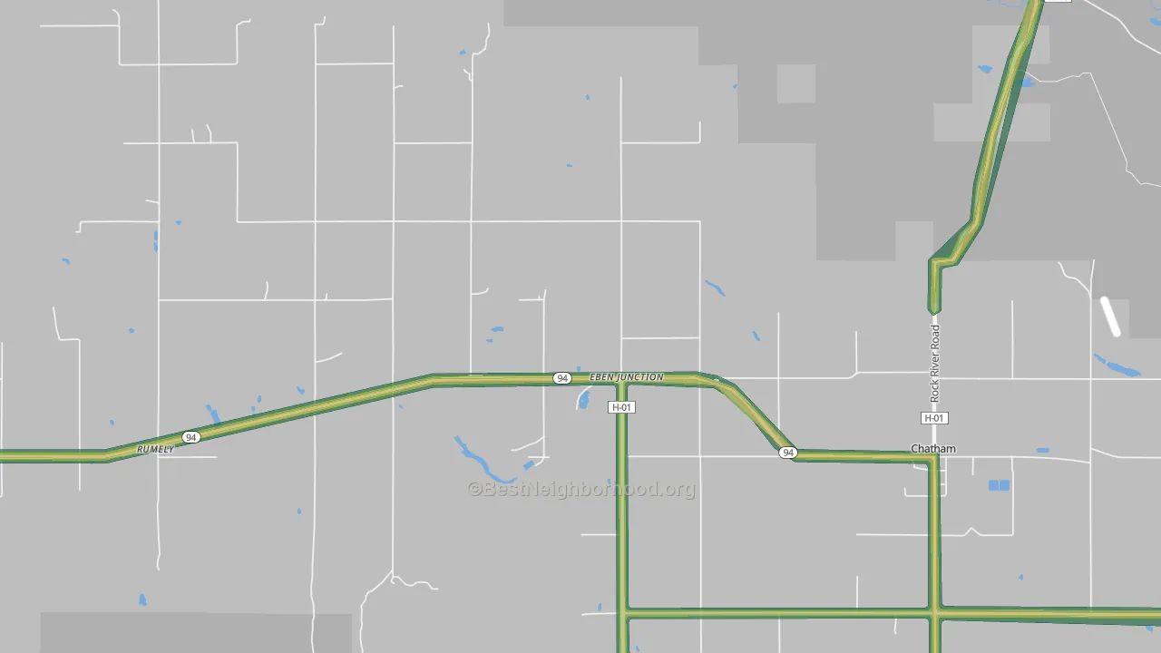 49825, MI Map of Noise Levels in 49825