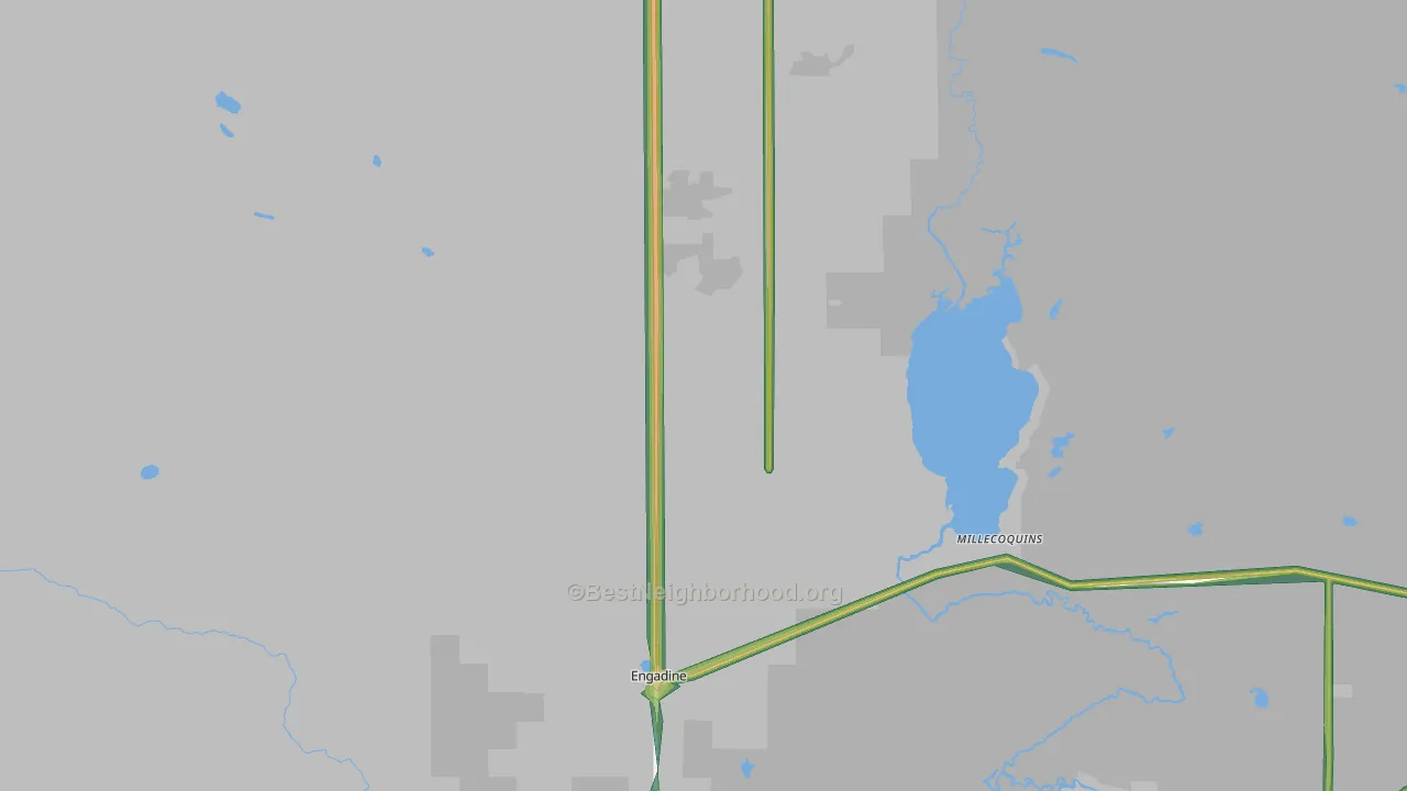 49827, MI Map of Noise Levels in 49827