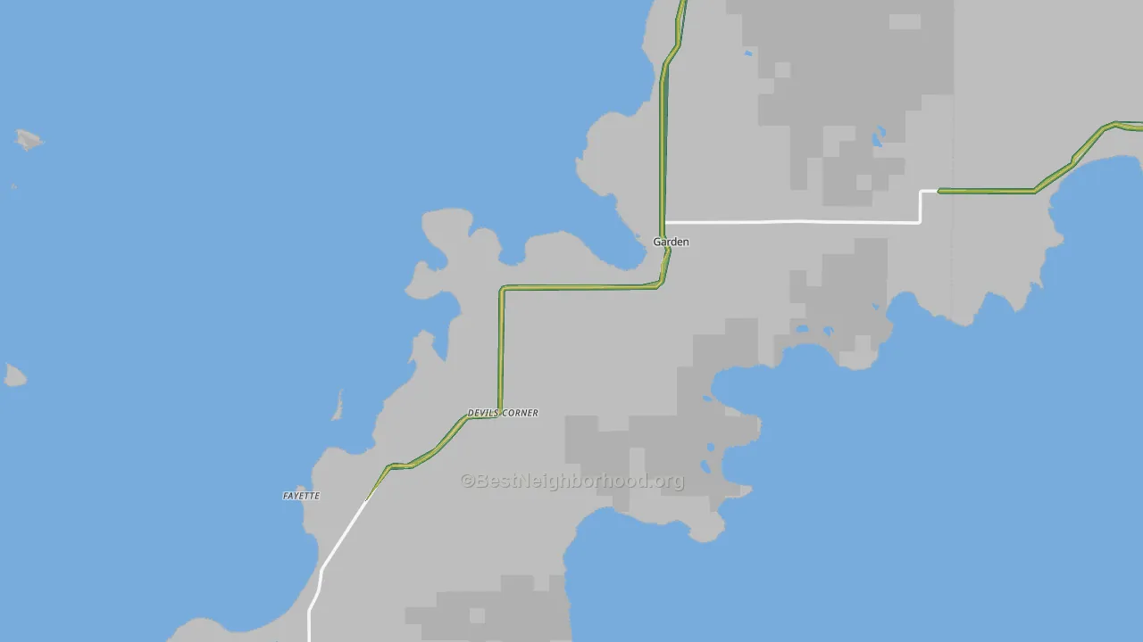 49835, MI Map of Noise Levels in 49835
