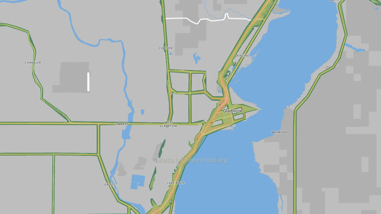 49837, MI Map of Noise Levels in 49837