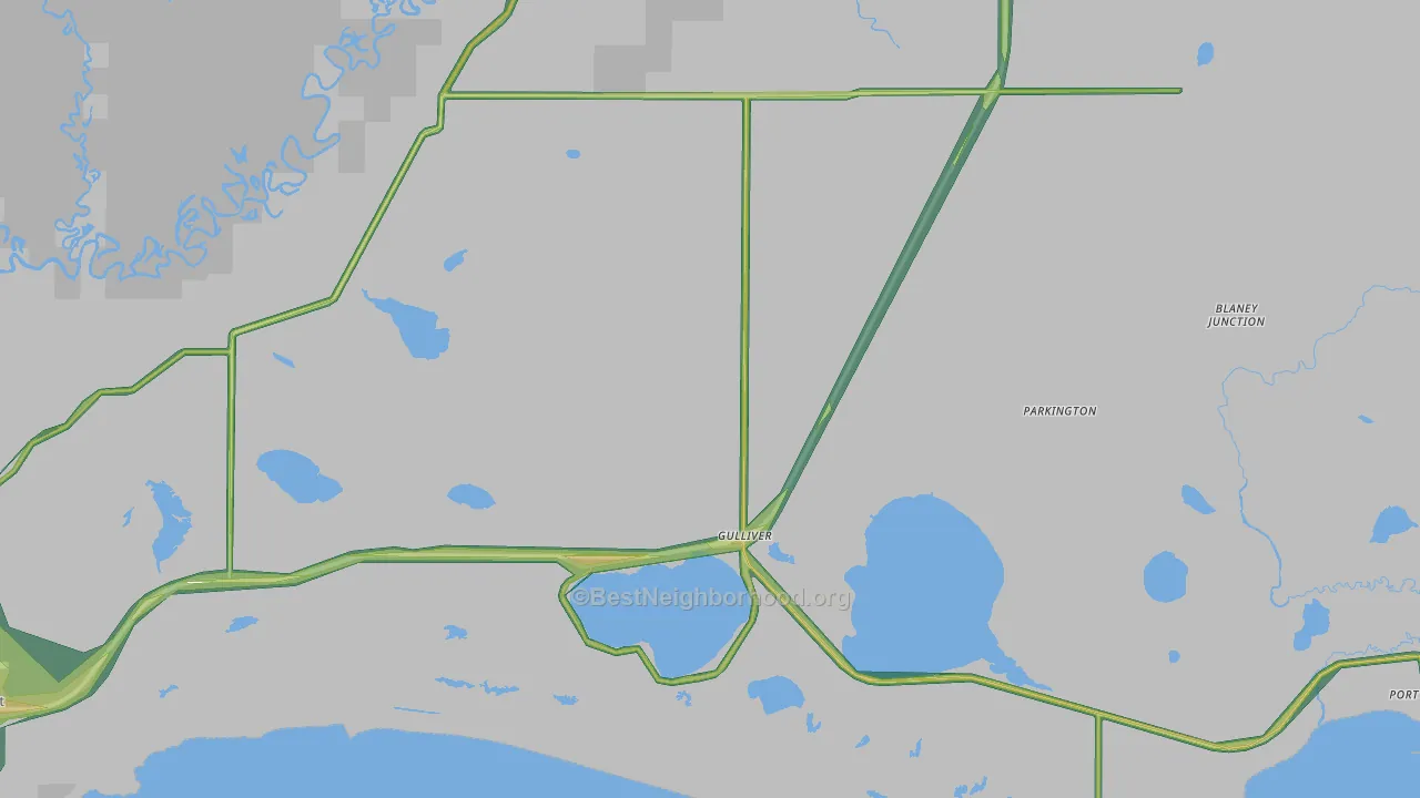 49840, MI Map of Noise Levels in 49840
