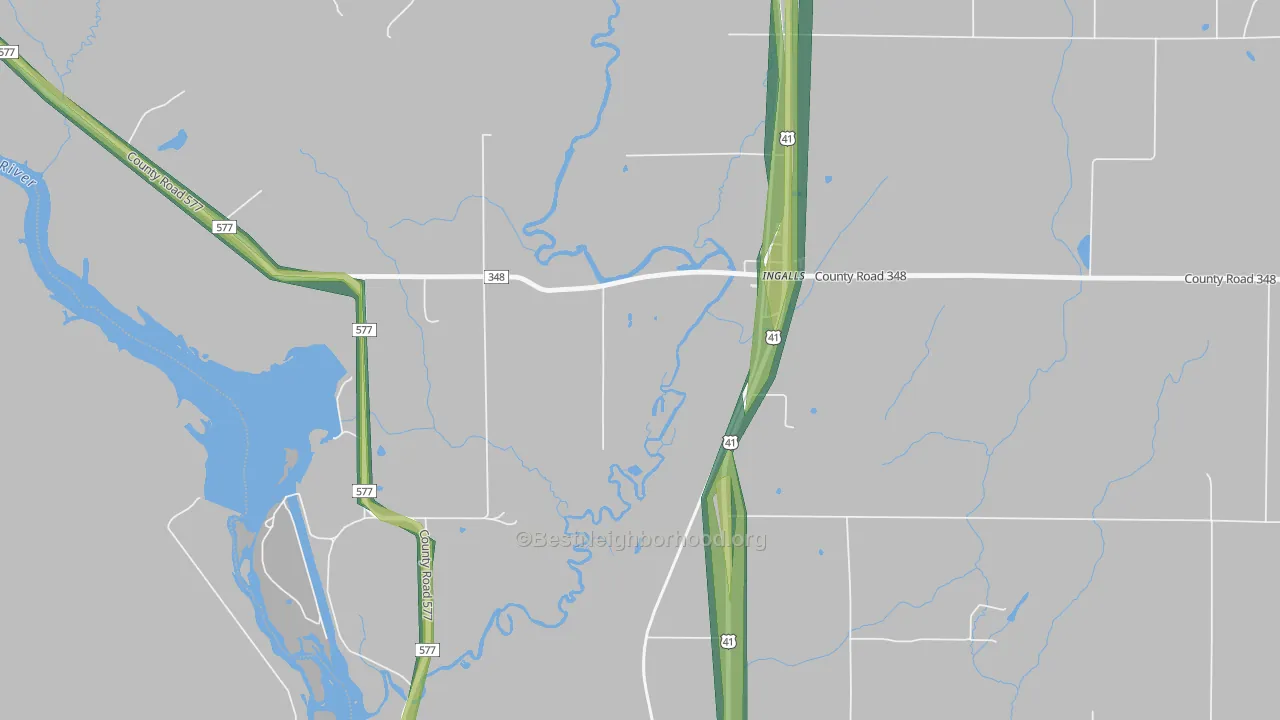 49848, MI Map of Noise Levels in 49848