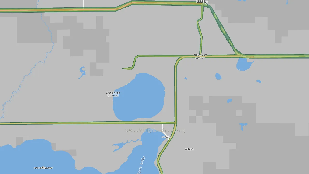 49853, MI Map of Noise Levels in 49853