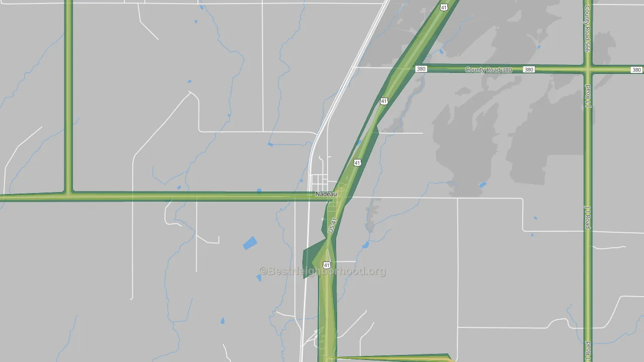 49863, MI Map of Noise Levels in 49863